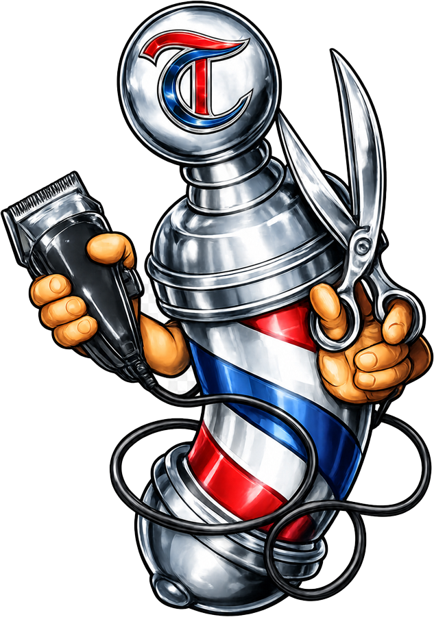 Twisted Cuts Barber Pole